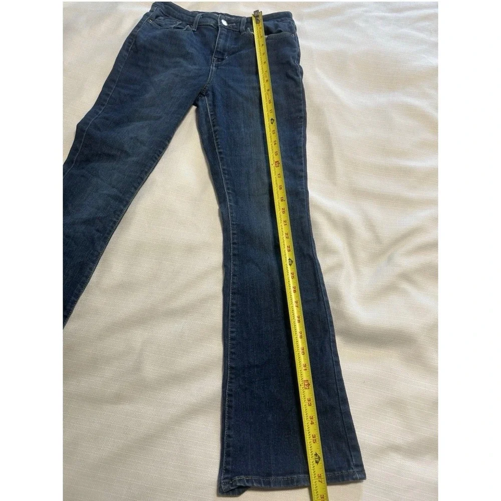 Signature by Levi Strauss Mid Rise Bootcut Jeans Women's Size 26 Dark Blue Denim